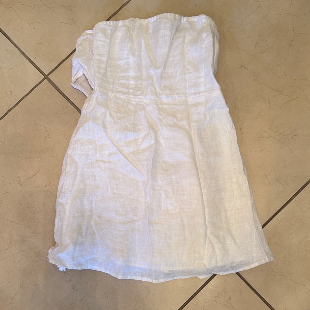 L*Space White Linen Top